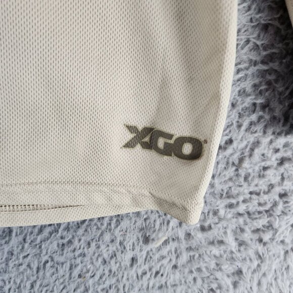 XGO Shirt Mens XL Tan Crew Neck Long Sleeve Tee *GUC* - Picture 2 of 9
